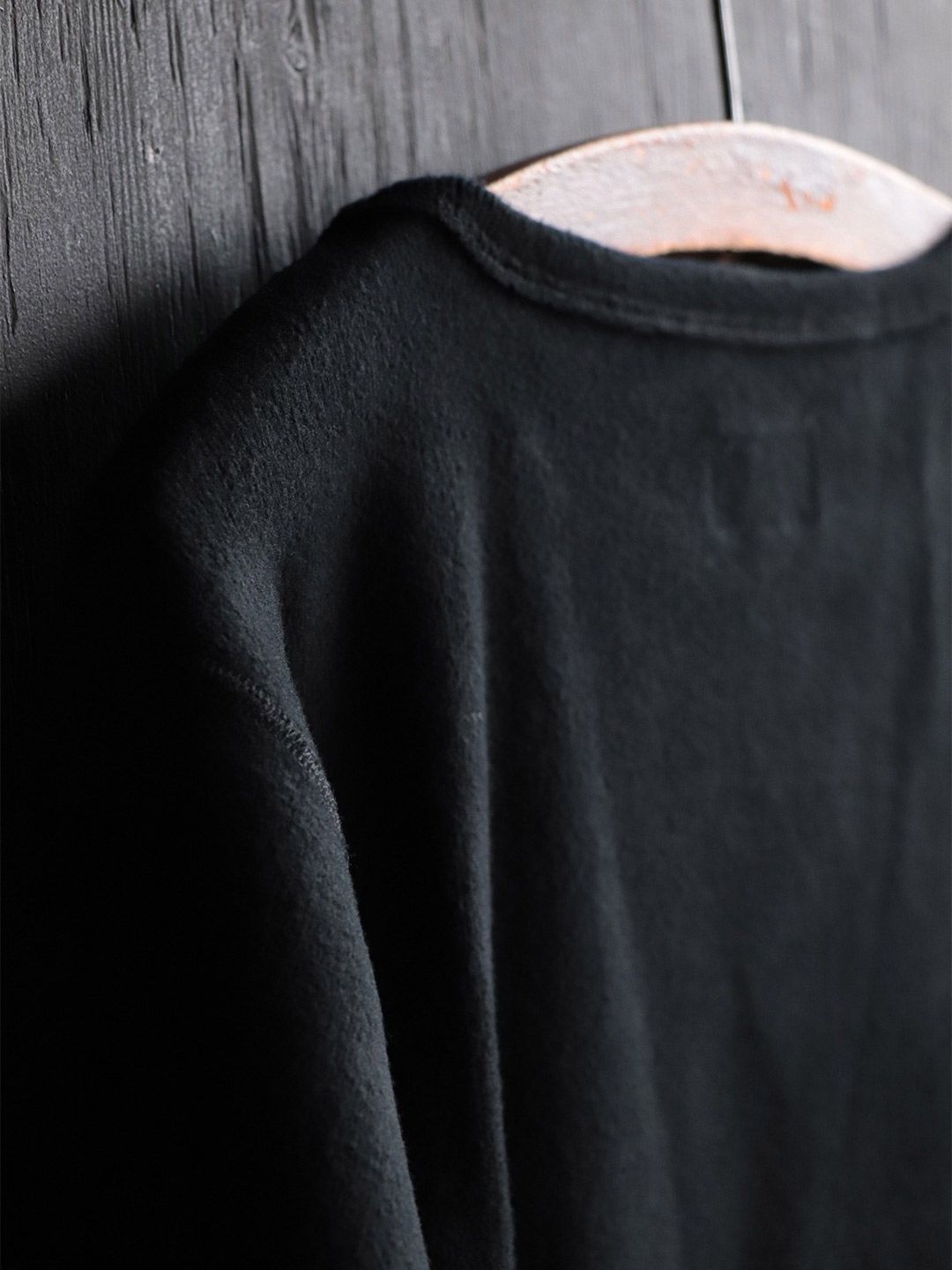 CREW NECK AMISH UNDER WEAR -WING (MIDNIGHT BLACK)