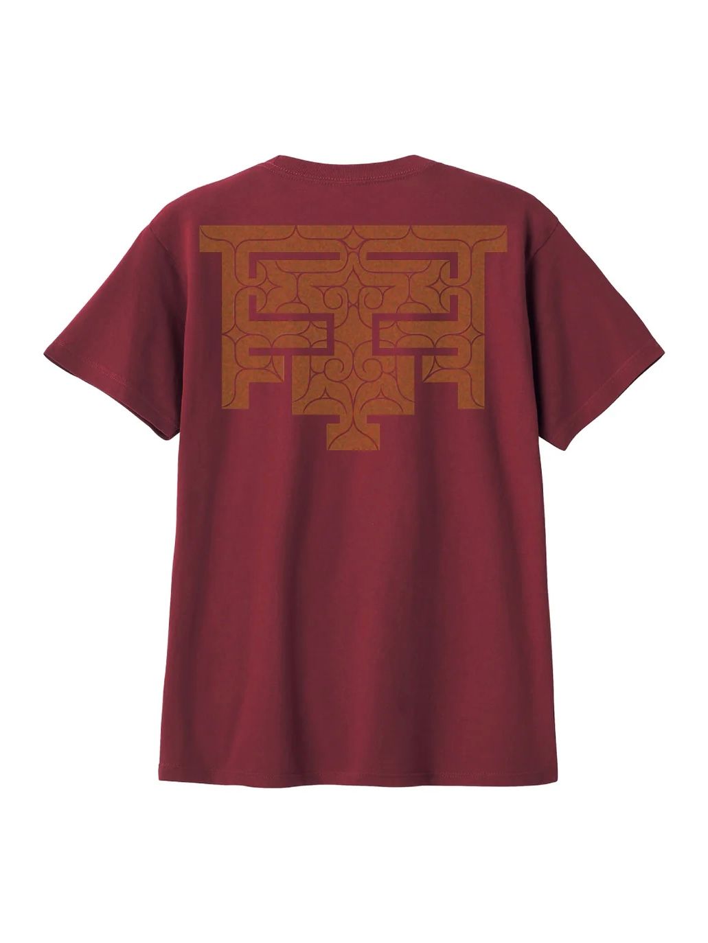 チカラカラぺTシャツ (バーガンディ)