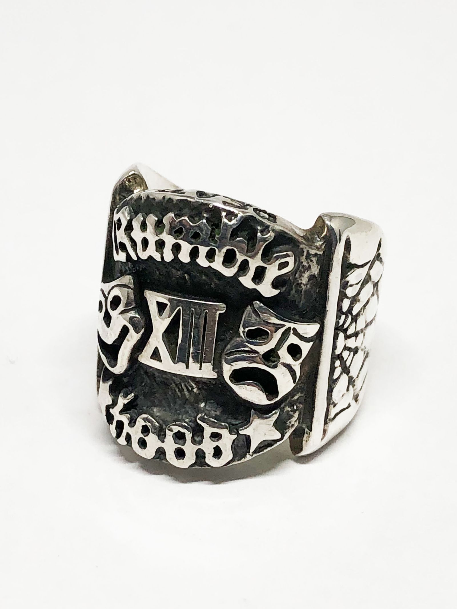 XIII&TWO FACE RING (SILVER925)