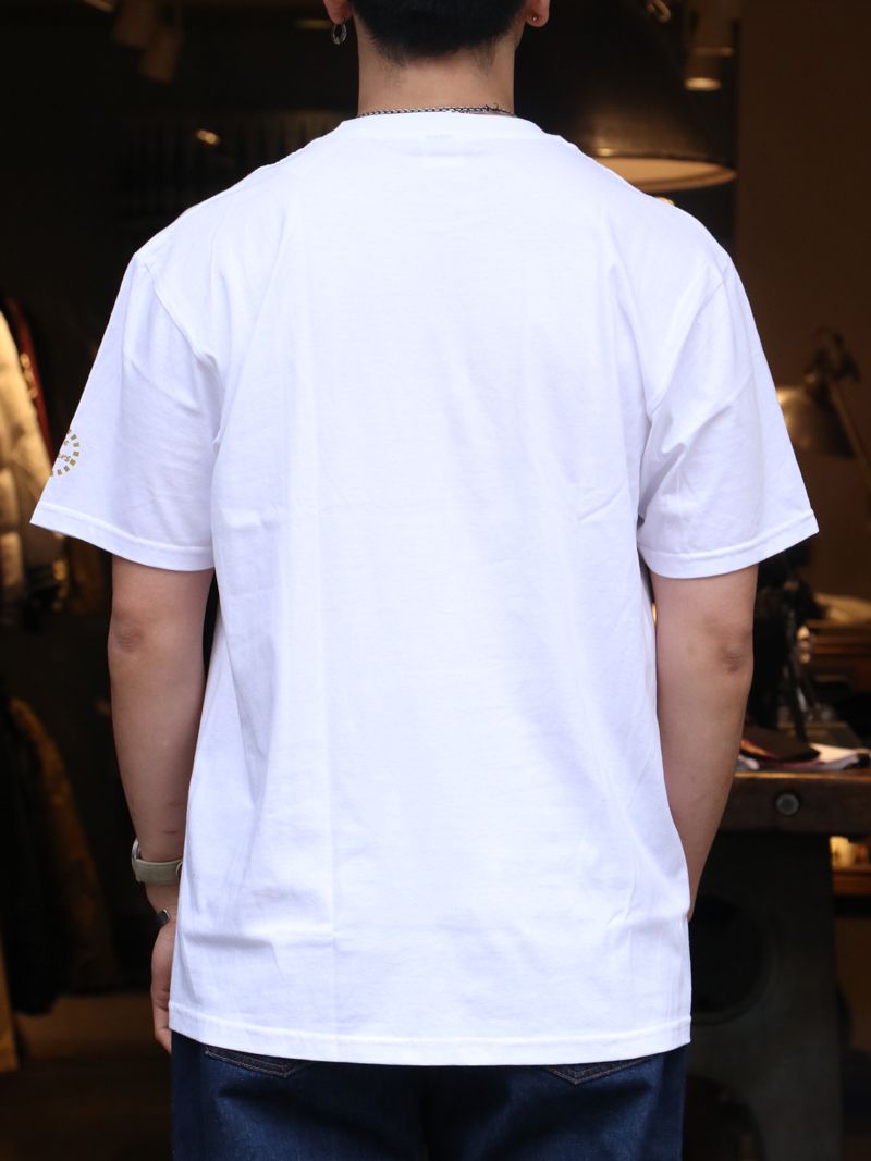 THE LEATHER BOYS T-SHIRT "BIKE" (WHITE)