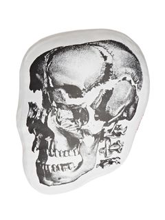 SKULL CUSHION (WHITE)
