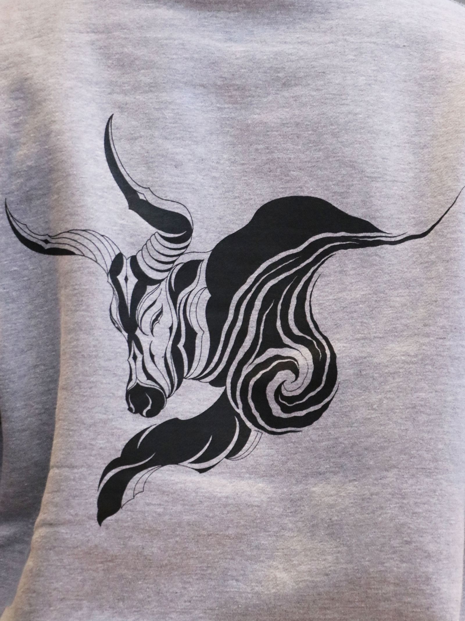 "Year of the ox"オリジナルヘビーオンスパーカー(グレー) / "Year of the ox"  ORIGNAL HEAVY OZ PULLOVER (GRAY)
