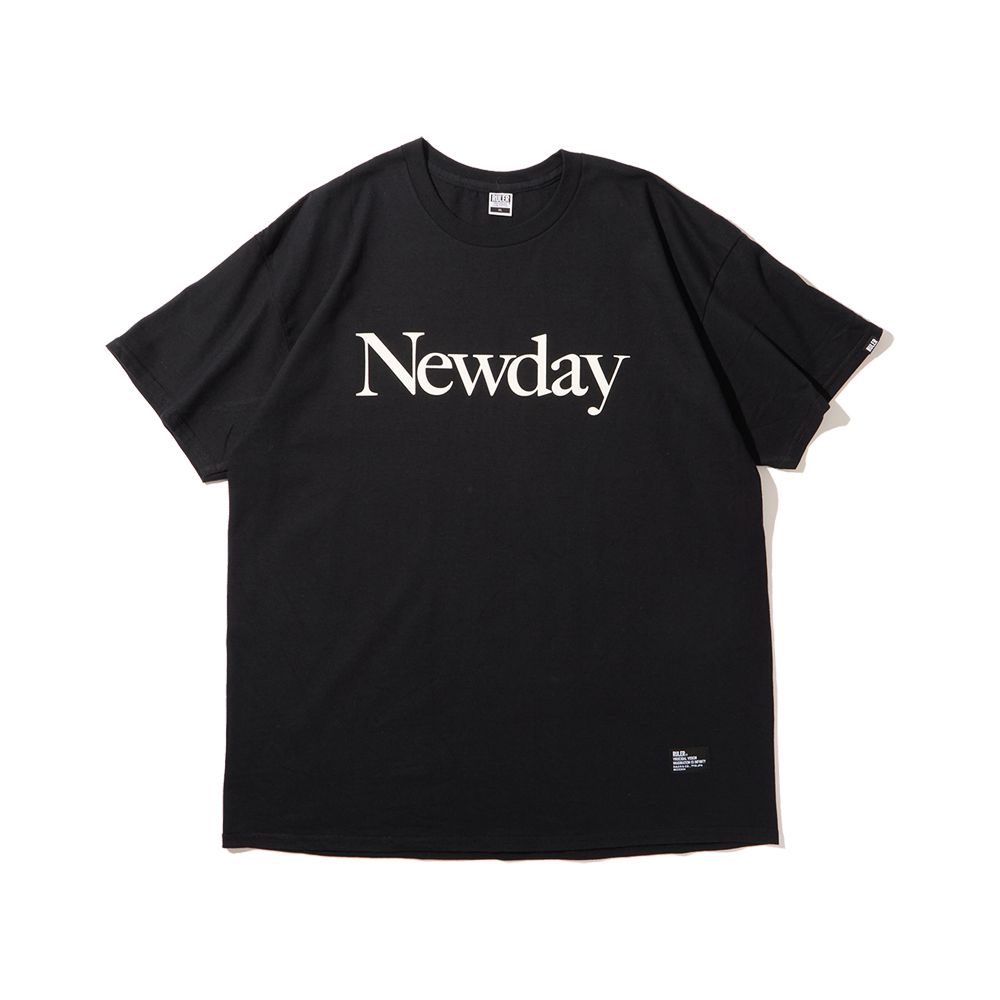 NEWDAY 60z. S/S TEE (WHITE, NAVY, BLACK)