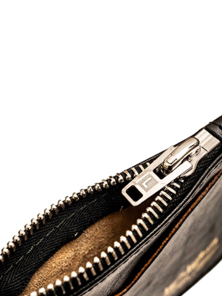 COIN WALLET (GREEN WITH BLACK ZIP)