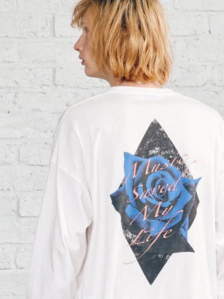 ローズロングスリーブTシャツ / ROSE LONG SLEEVE TEE
