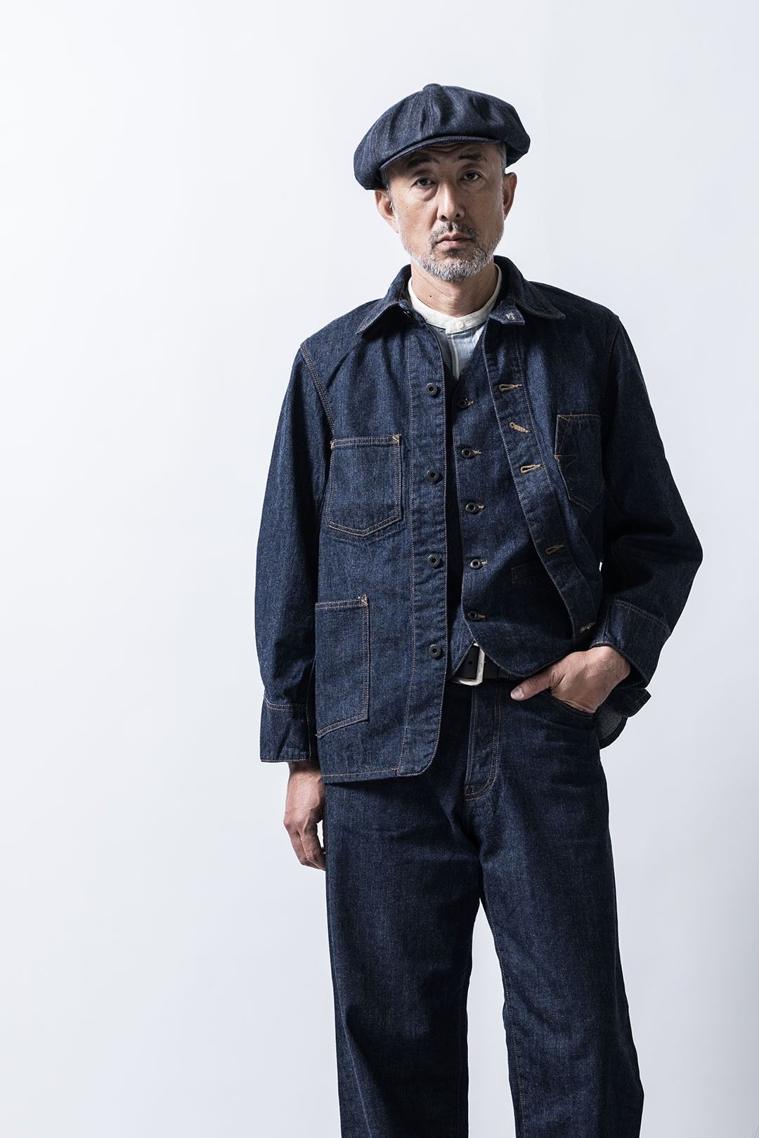 全国宅配無料 DOCKERY 10.5oz 1920s - SIGN BLACK JACKET SKANDA | INDIGO) (DARK デュエルマスターズ