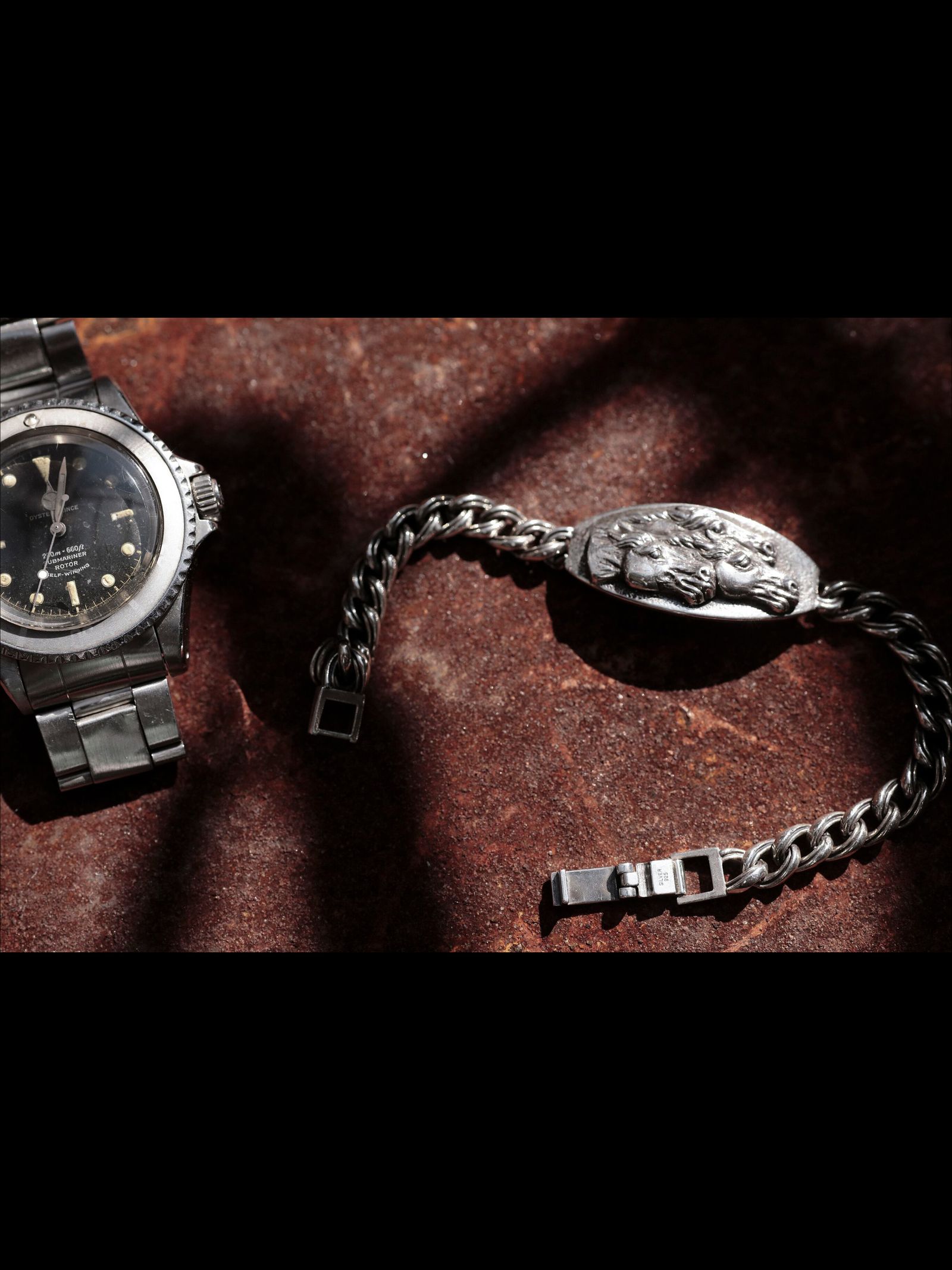 HORSE PLATE BRACELET (SILVER925)