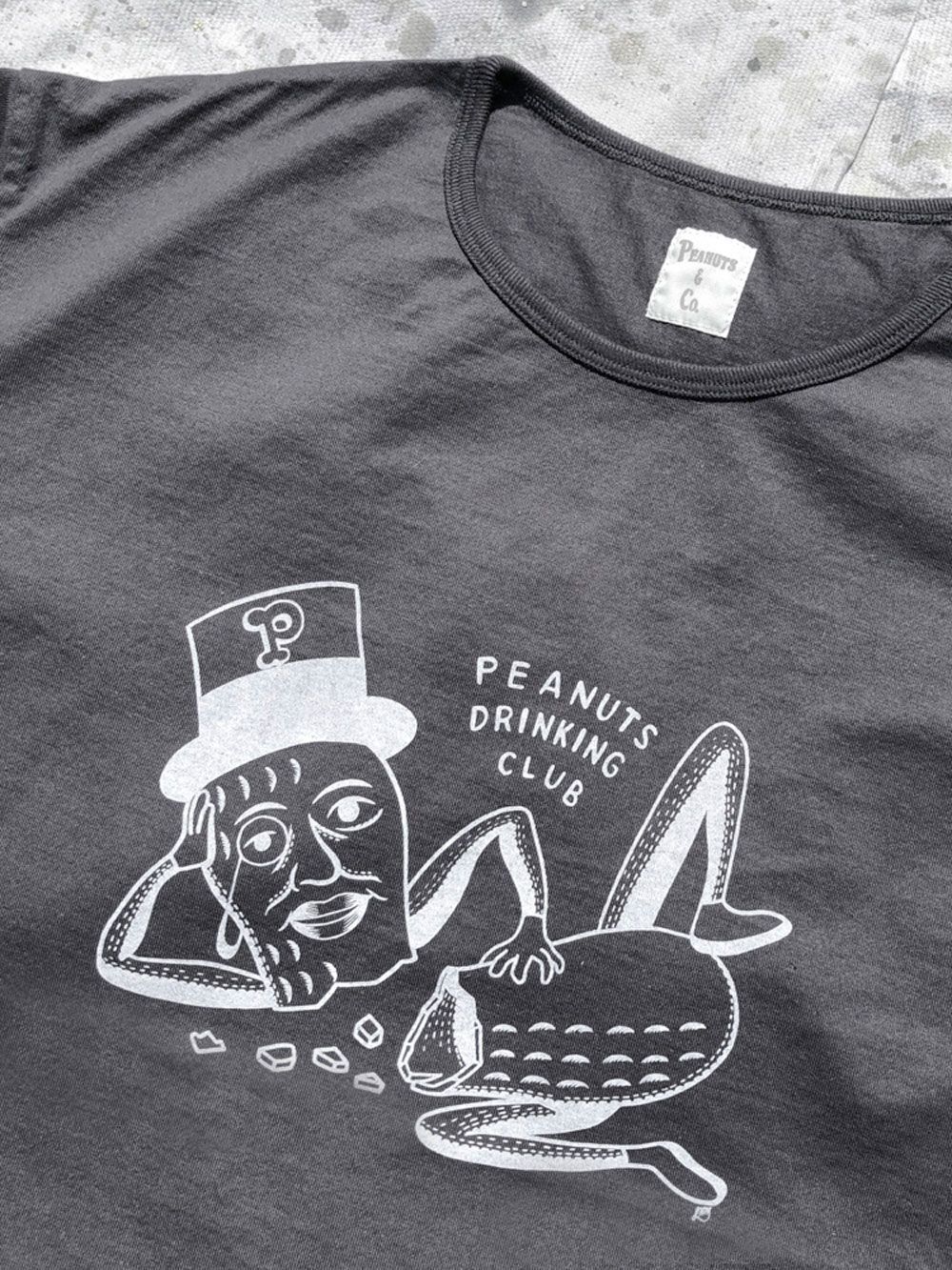 PEANUTS D CLUB T-SHIRTS (BLACK)
