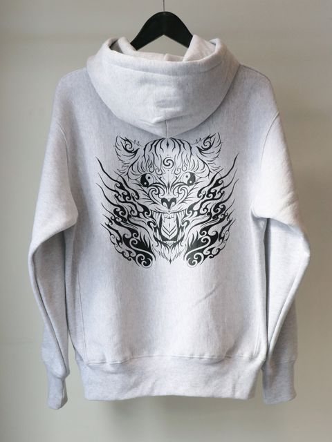 トライバル タイガーパーカー (アッシュグレー) / TRIBAL TIGER PARKA (ASH GREY)