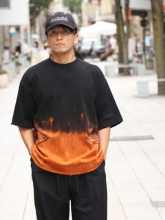 SKANDA オリジナルブリーチ ビッグTシャツ / SKANDA ORIGNAL BLEACH BIG TEE