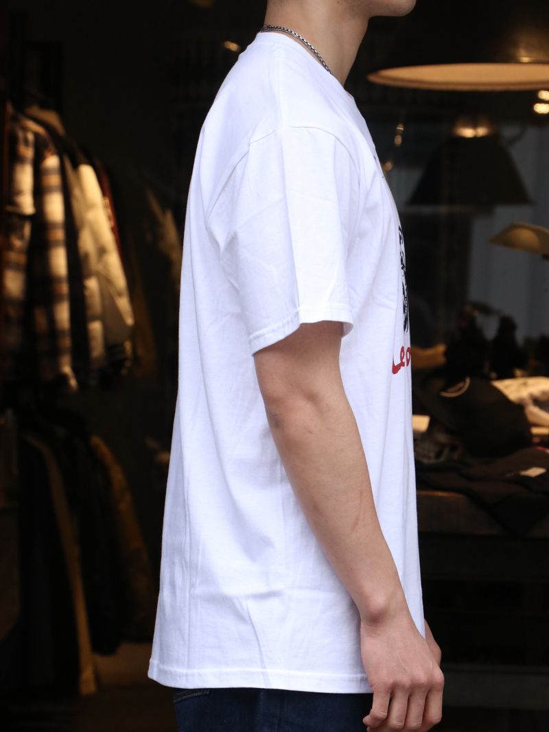 THE LEATHER BOYS T-SHIRT "BIKE" (WHITE)