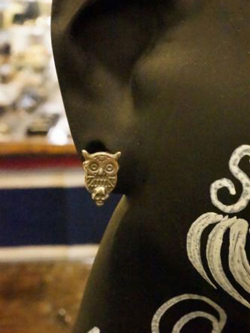 OWL SKULL PIERCE  (SILVER925)