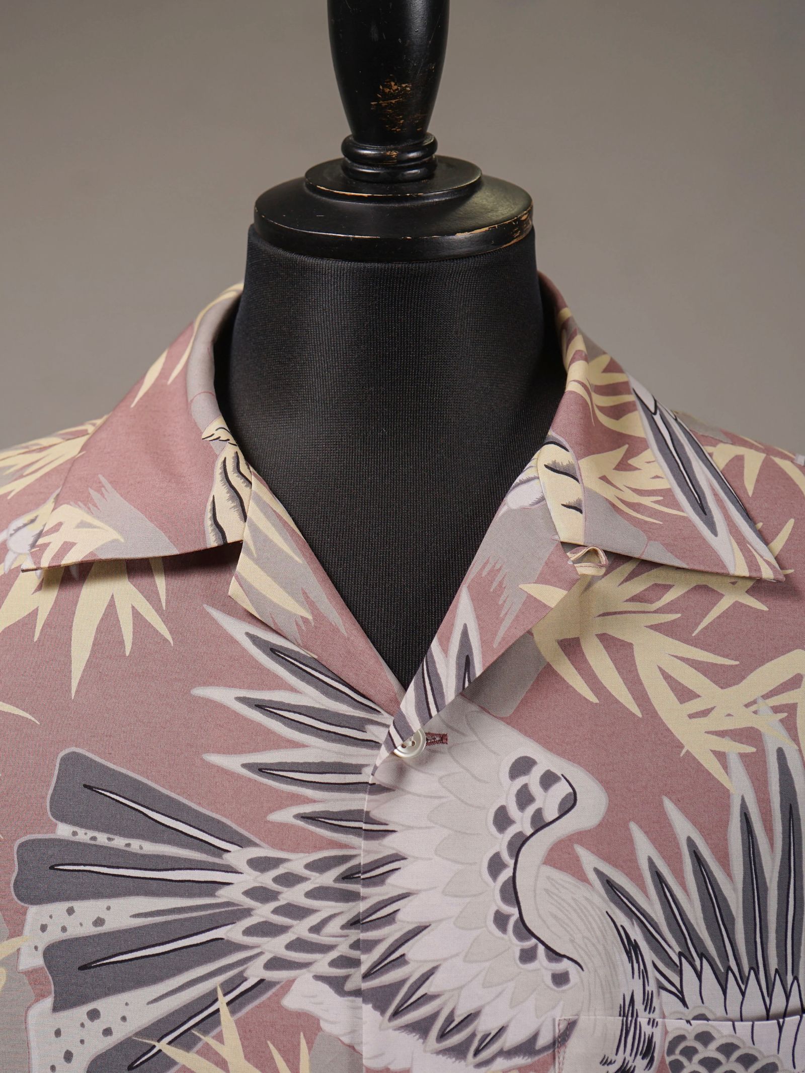 GLAD RAW - L/S HAWAIIAN SHIRT (PINK)