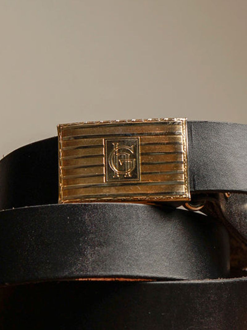 GLAD HAND & Co. - SLIDE LOCK BUCKLE BELT (BLACK) | SKANDA GLAD HAND & Co. - SLIDE LOCK BUCKLE BELT (BLACK) | SKANDA