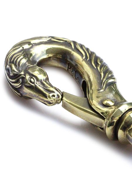 HORSE KEY HOOK (BRASS) M SIZE