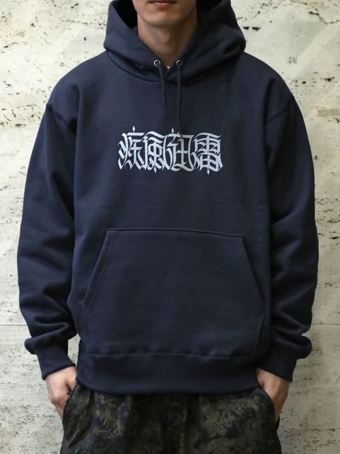 MOZYSKEY×SKANDA "疾風迅雷" PARKA (NAVY) / 別注パーカー (ネイビー)