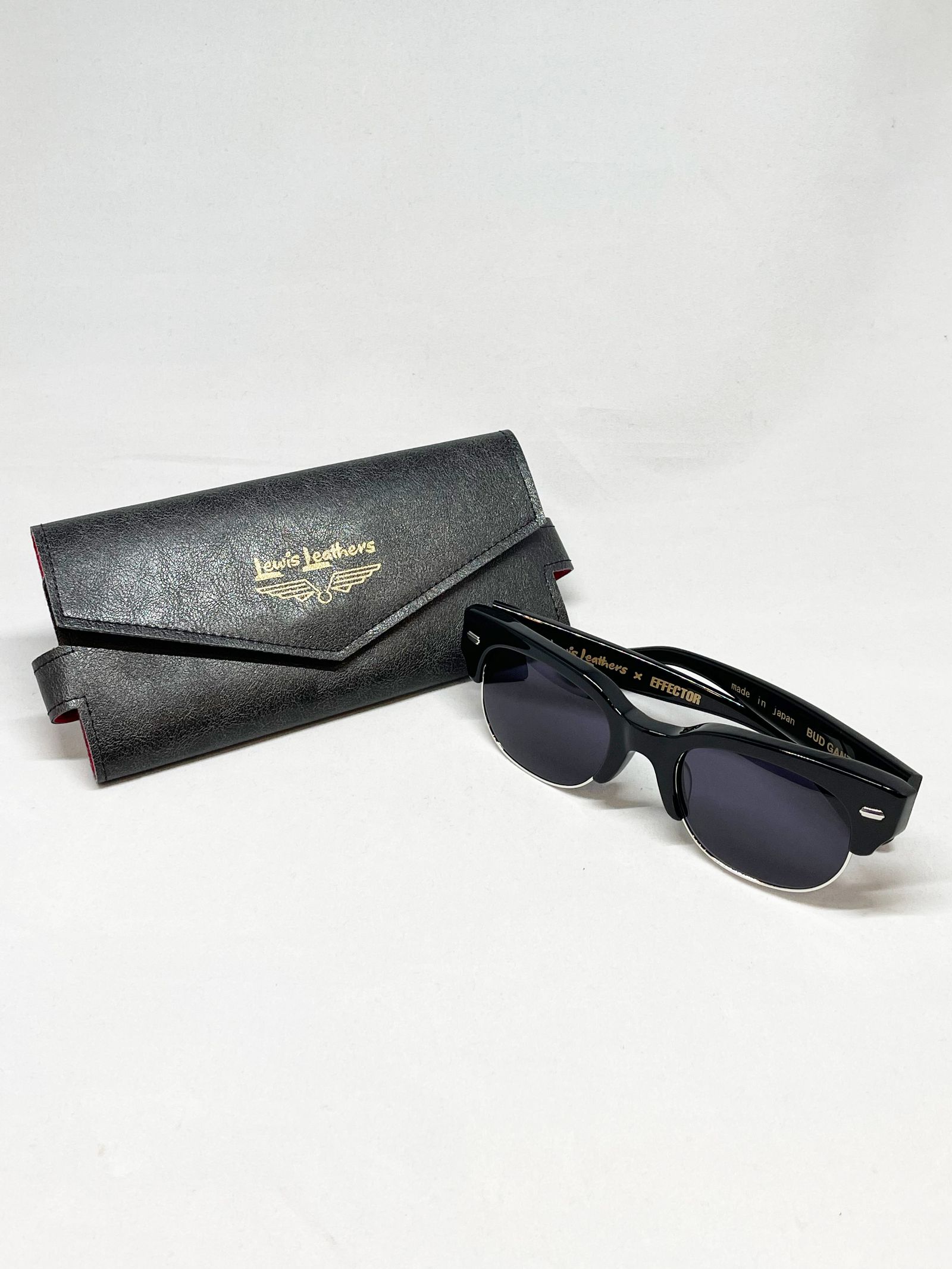 【即日発送可能】EFFECTOR × Lewis Leathers / BUD GANZ Gold Hinges レンズ (ブラック)