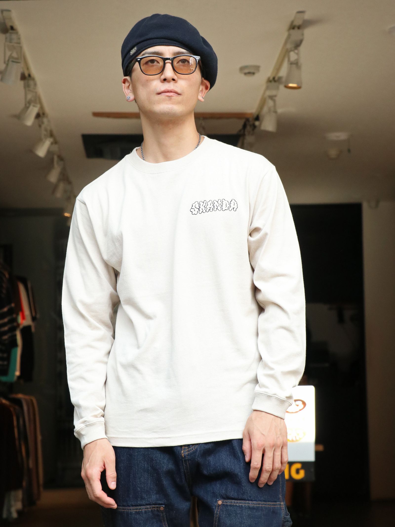 "S"LADY L/S TEE（ストーン）