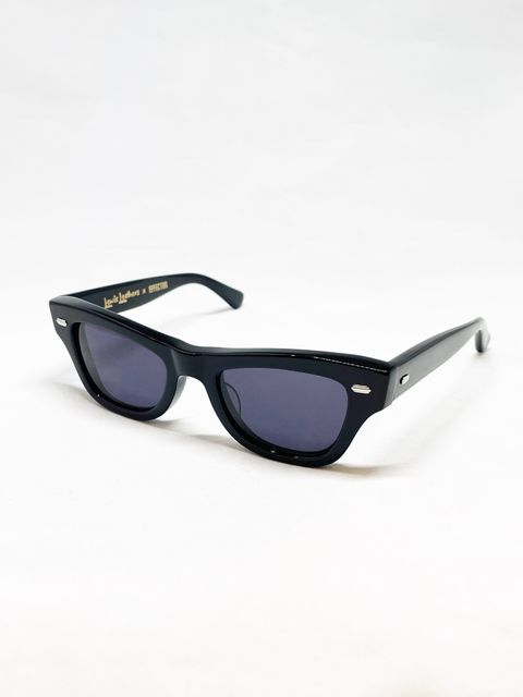 EFFECTOR × LEWIS LEATHERS / AVIAKIT EYEWEAR SILVER HINGES (BLACK LENS)