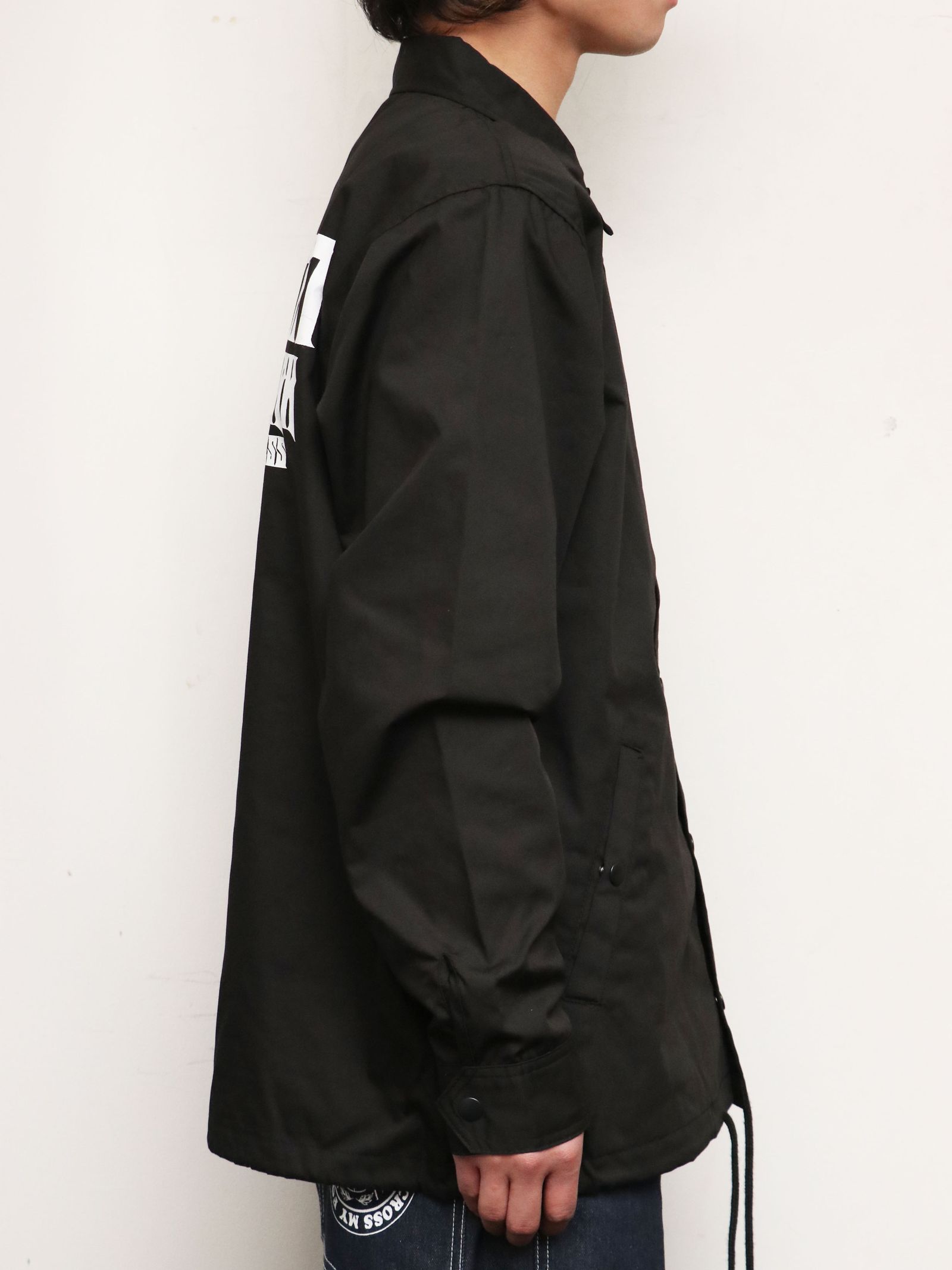 SKANDA ORIGNAL T/C コーチジャケット (ブラック) / SKANDA ORIGNAL  T/C COACH JACKET (BLACK)