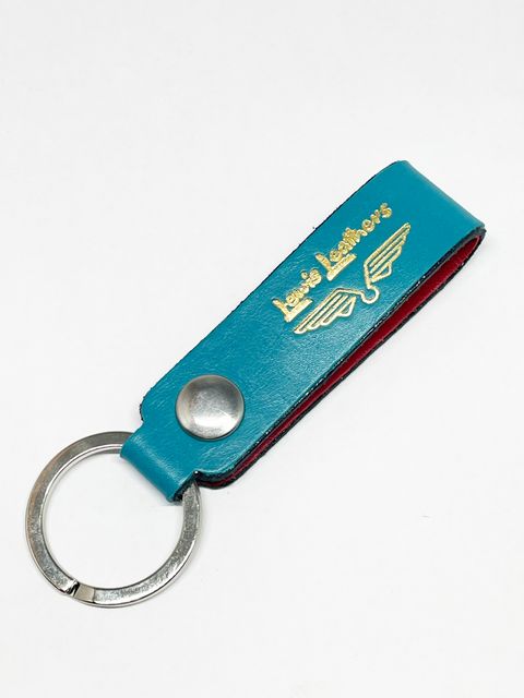 【即日発送可能】LEWIS LEATHERS BELT LOOP KEYRING MK-1 (TURQUOISE)
