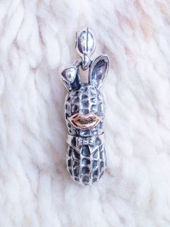 MEDIUM BUNNY PEANUTS (SILVER925xPINK GOLD K10)