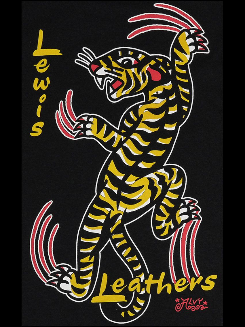 "CLAWING TIGER" T-SHIRTS (BLACK)