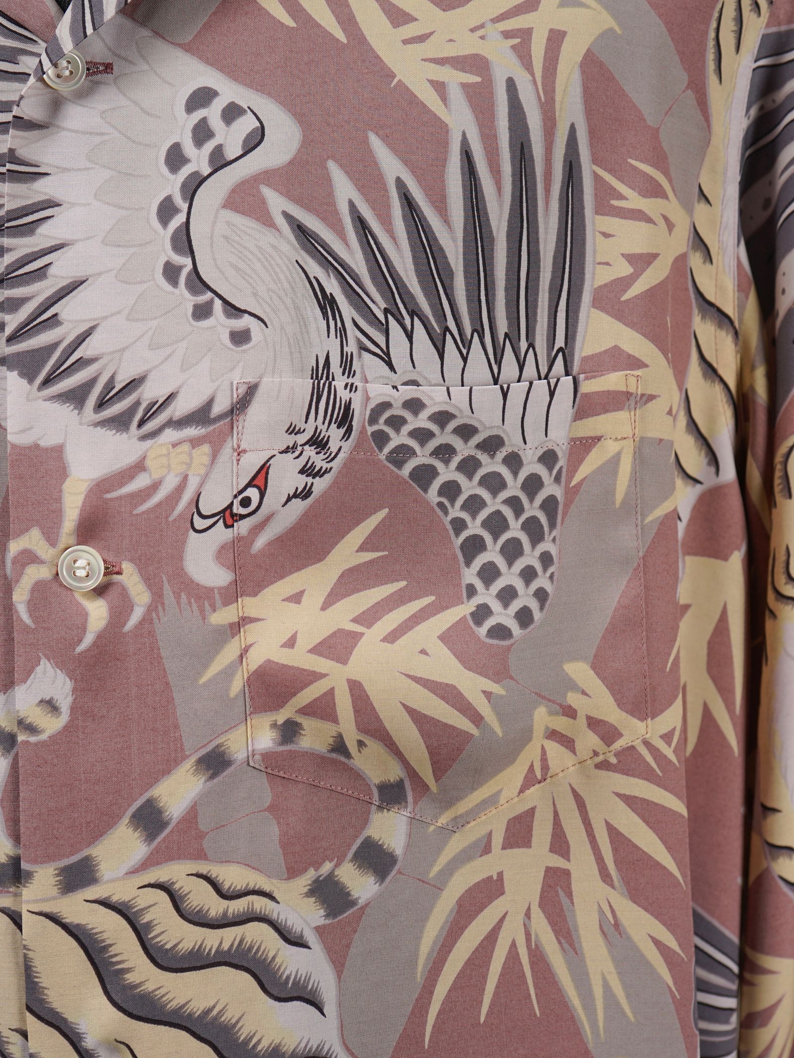 GLAD RAW - L/S HAWAIIAN SHIRT (PINK)