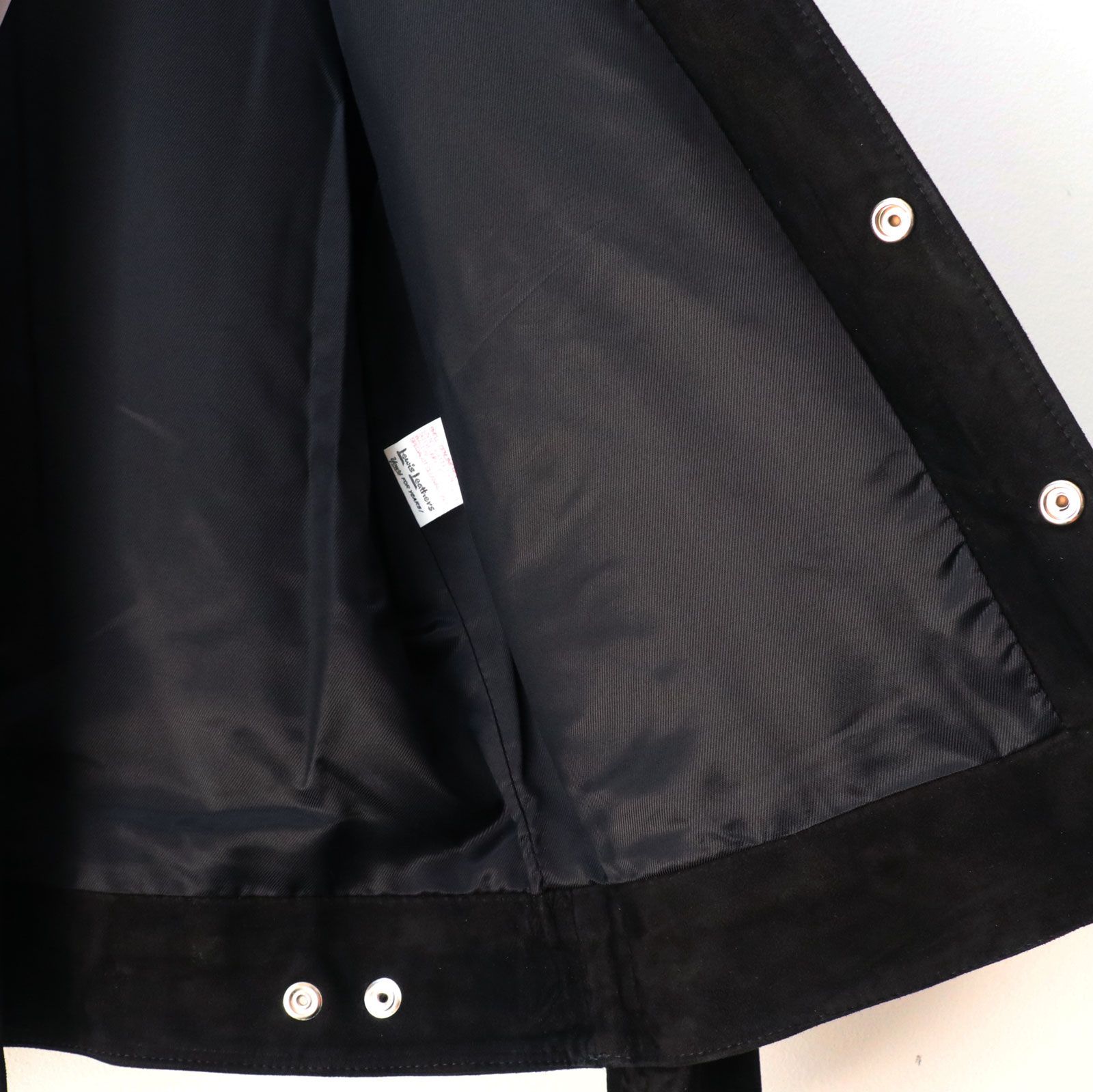 【即日発送可能】#988 WESTERN JACKET (BLACK SUEDE) / 38inch