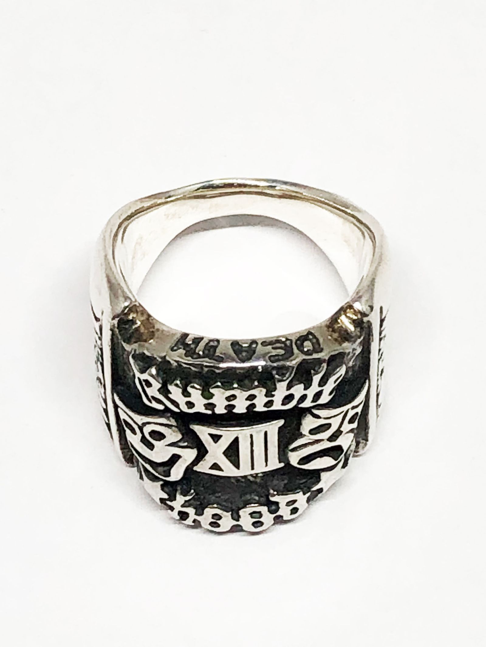 XIII&TWO FACE RING (SILVER925)