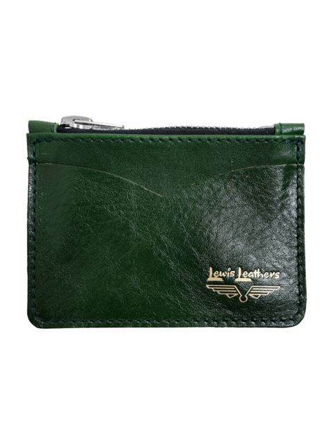 COIN WALLET (GREEN WITH BLACK ZIP)