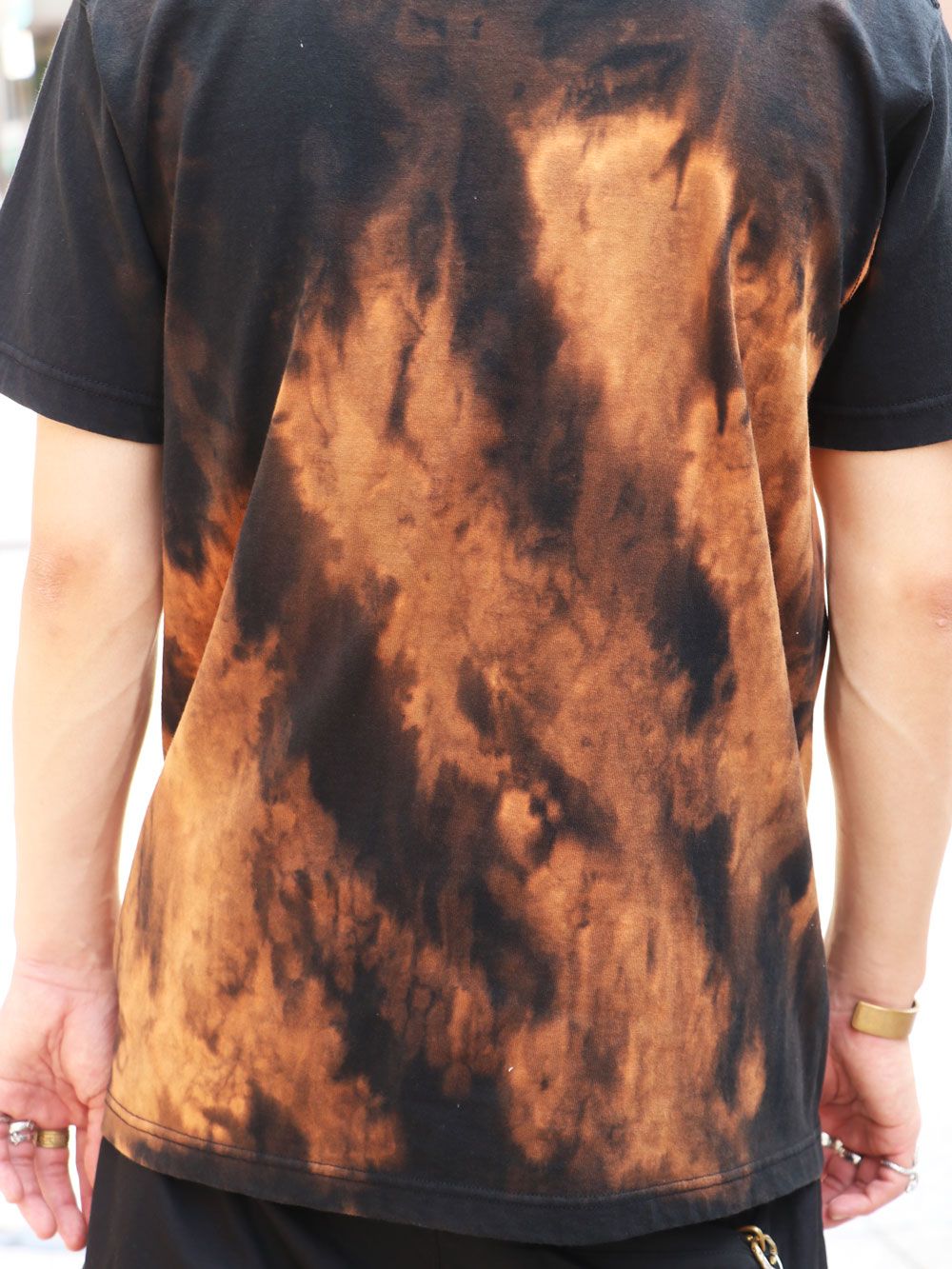 SKANDA オリジナルブリーチTシャツ / SKANDA ORIGNAL BLEACH TEE