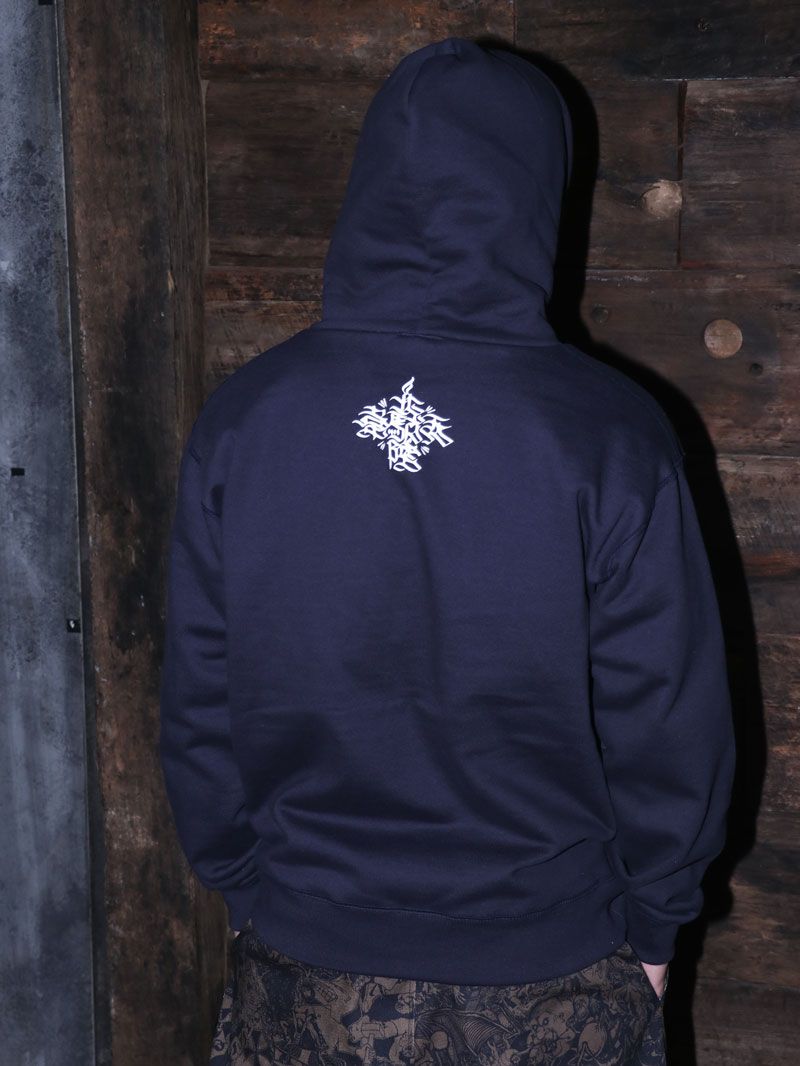 MOZYSKEY×SKANDA "疾風迅雷" PARKA (NAVY) / 別注パーカー (ネイビー)