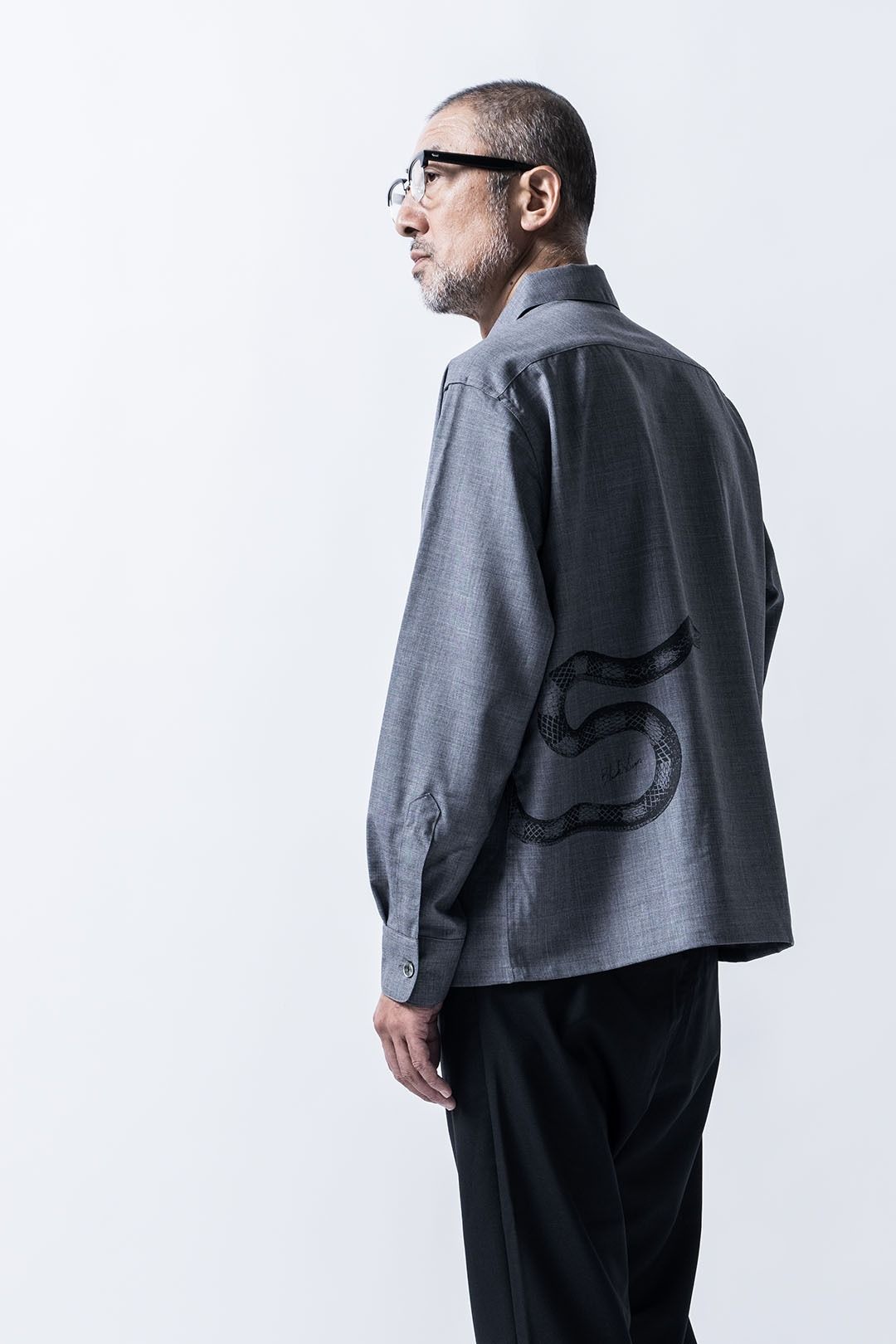 JONSTON SHIRTS "SERPENS" (SMOKE GRAY)