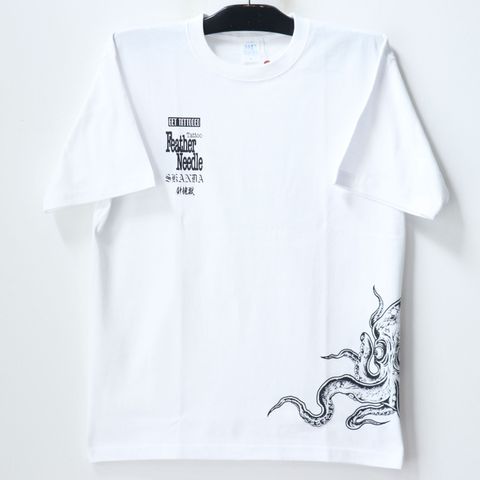 【EMPOWER NOTO PENINSULA TEE VOL.01】 FEATHER NEEDLE TATTOO x 針地獄 x SKANDA "OCTOPUS"