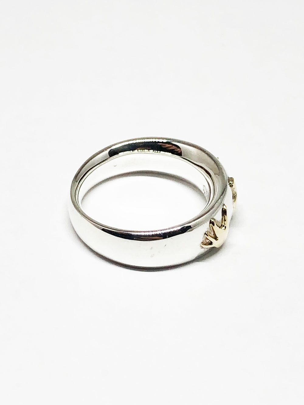 SWALLOW& CROSS RING (SILVER925×K10YG)