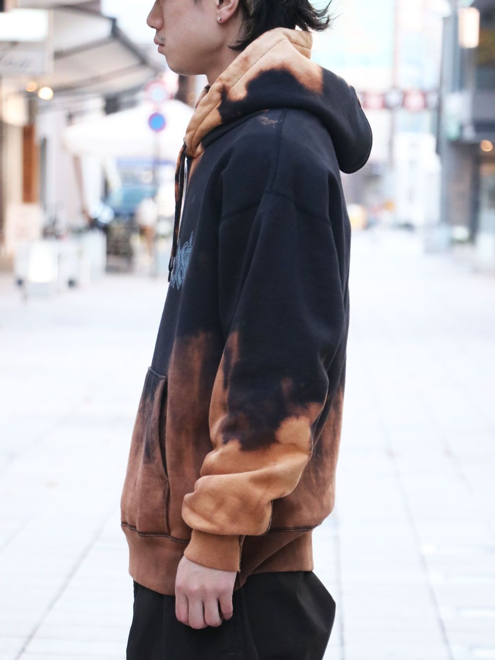 オリジナルヘビーオンスブリーチパーカー(ブラック) / ORIGNAL HEAVY OZ BLEACH PARKA (BROWN)