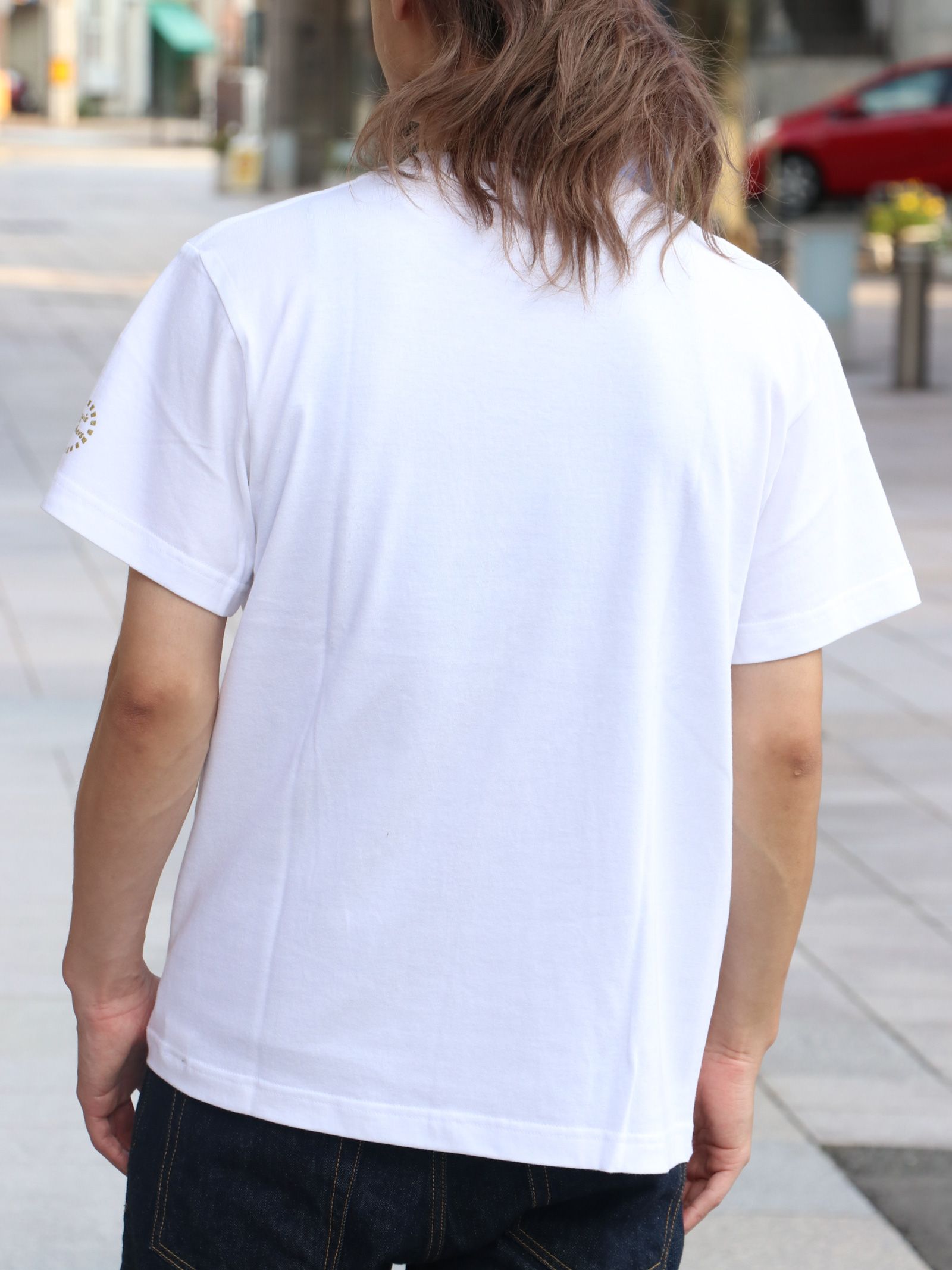 EROSTIKA × LEWIS LEATHERS "vol.2"  S/S T-SHIRTS  (WHITE)