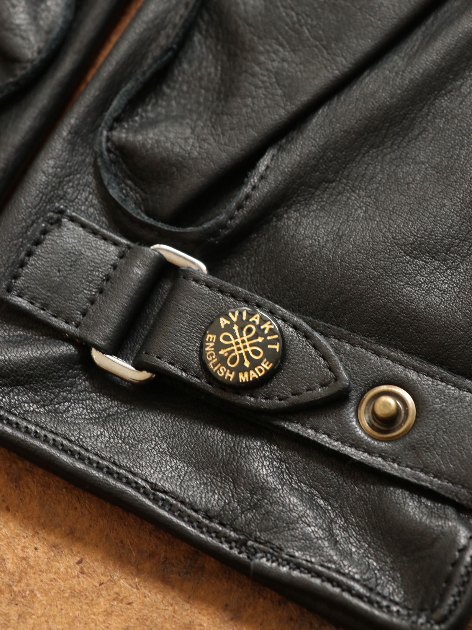 【即日発送可能】No.810 STRAP GLOVES (COW LATHER)