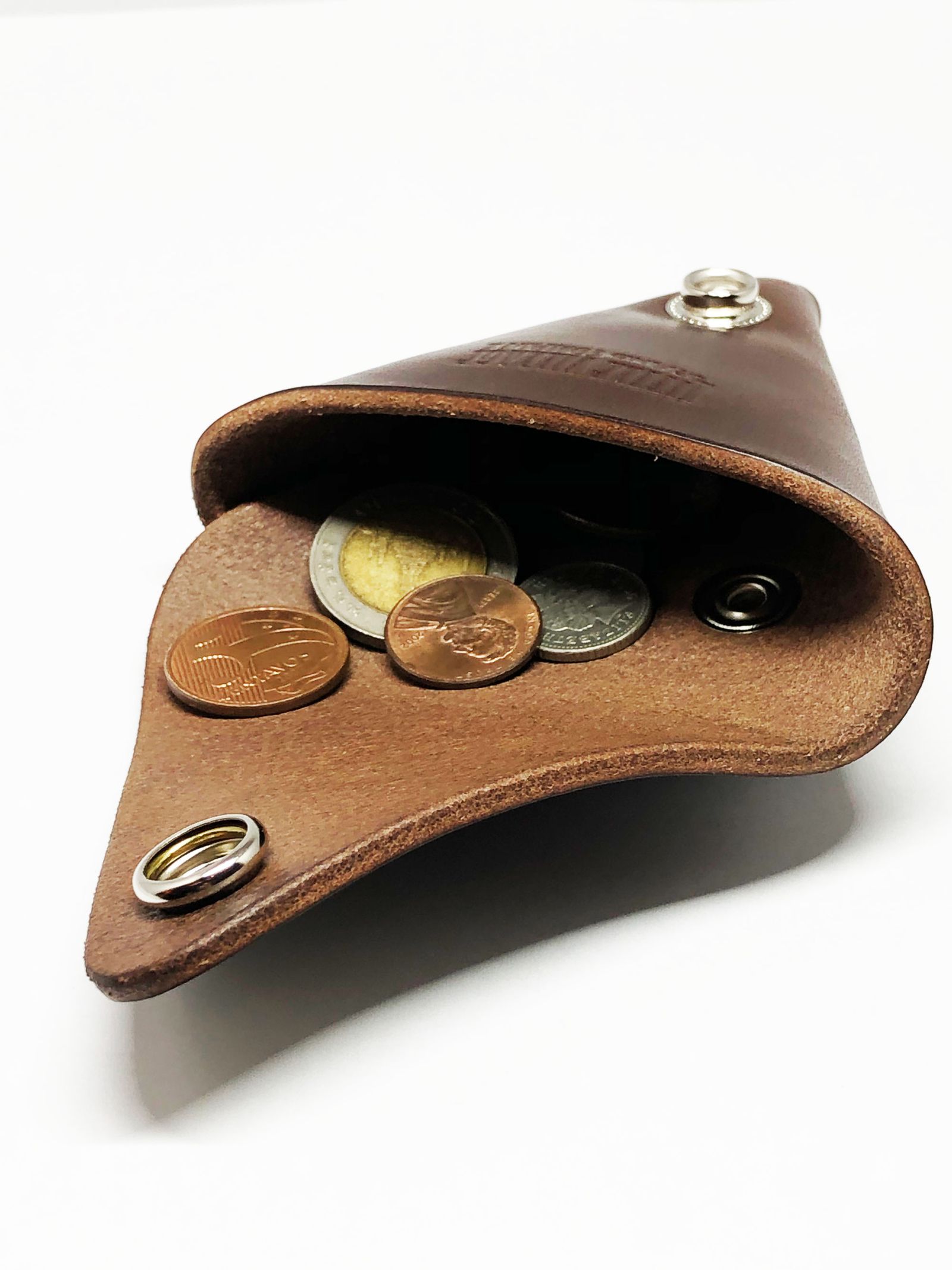コインケース "ドリトス" (ブラウン×真鍮) / COIN CASE "DORITOS"(BROWN×BRASS)