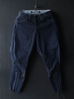 DARK INDIGO DENIM SHERIFF BREECHES (DARK INDIGO)