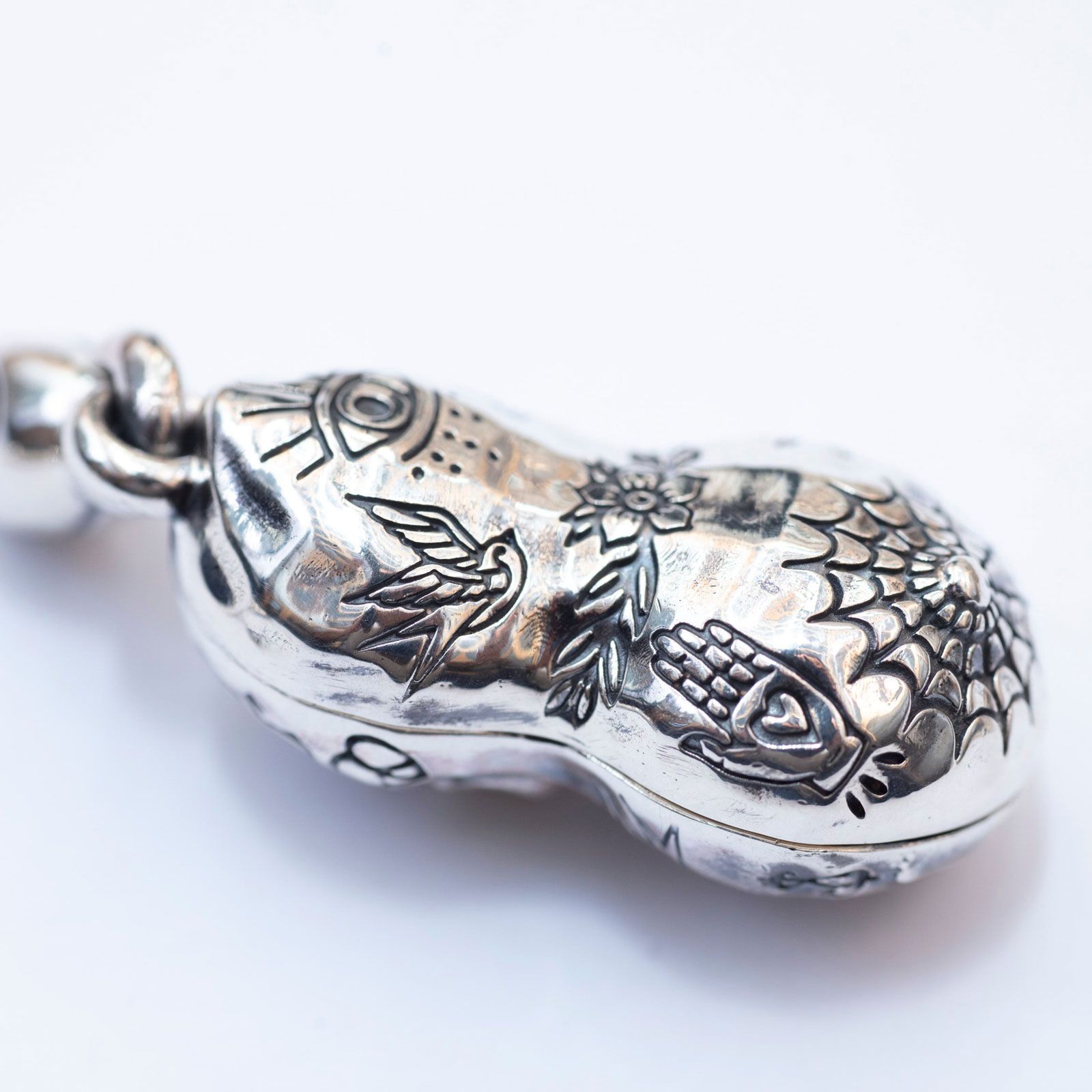 【即日発送可能】TATTOO PEANUTS (MEDIUM) (SLIDE) (SILVERxK10YELLOW GOLD)