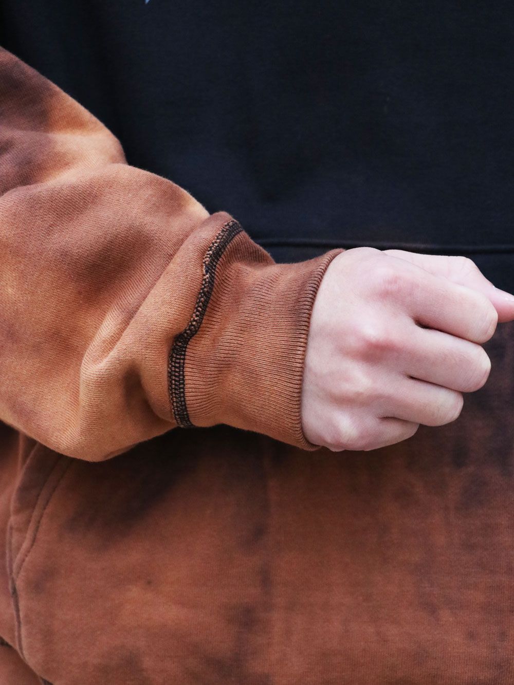 オリジナルヘビーオンスブリーチパーカー(ブラック) / ORIGNAL HEAVY OZ BLEACH PARKA (BROWN)