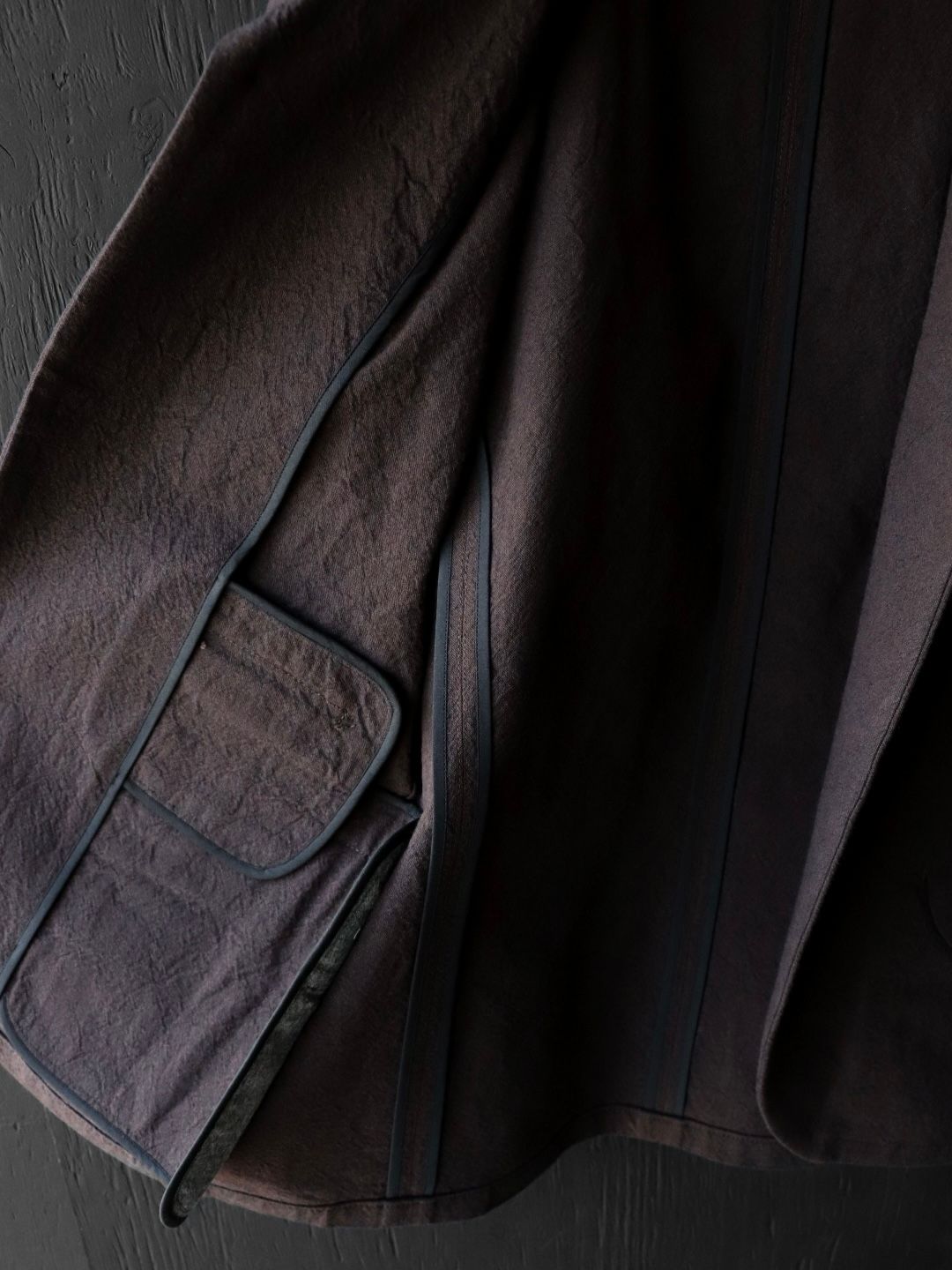 ANCIENT CLOTH BUTLER A JACKET (DEAD LEAF BROWN)
