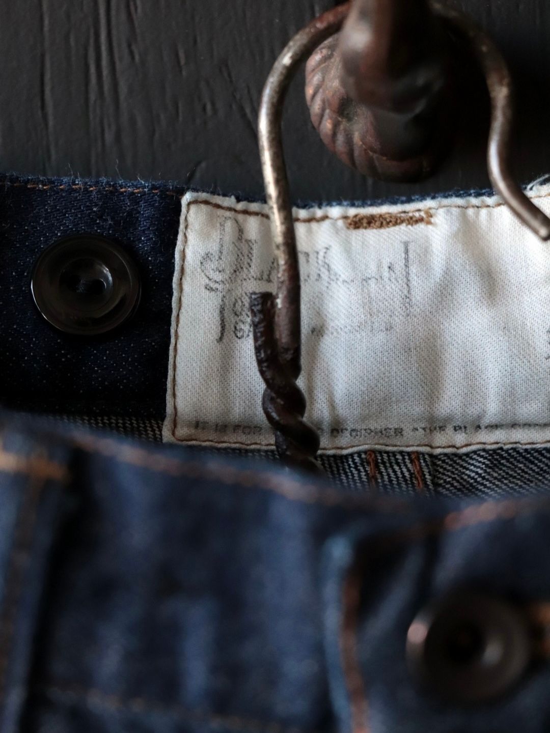 1920s 9oz DEATH VALLEY WAIST-OVERALLS (DARK INDIGO)