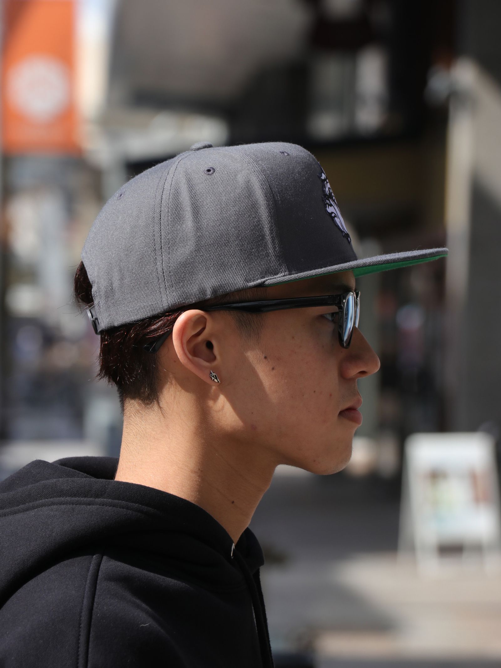 ブルベースボールキャップ / BULL BASEBALL CAP (GRAY)