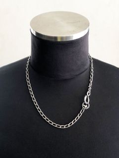 SNAKE & CROSS NECKLACE CHAIN 50cm (SILVER925)