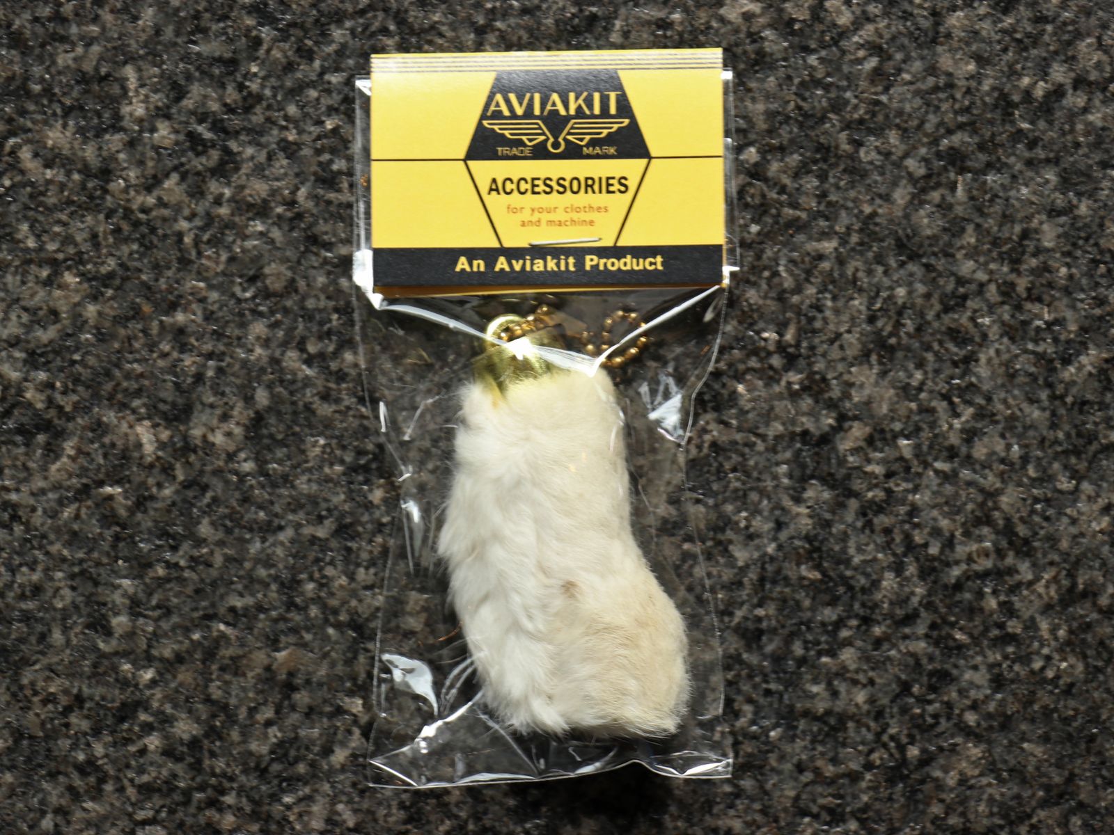 Lucky rabbit foot keyring  by Lewis Leathers Aviakit 