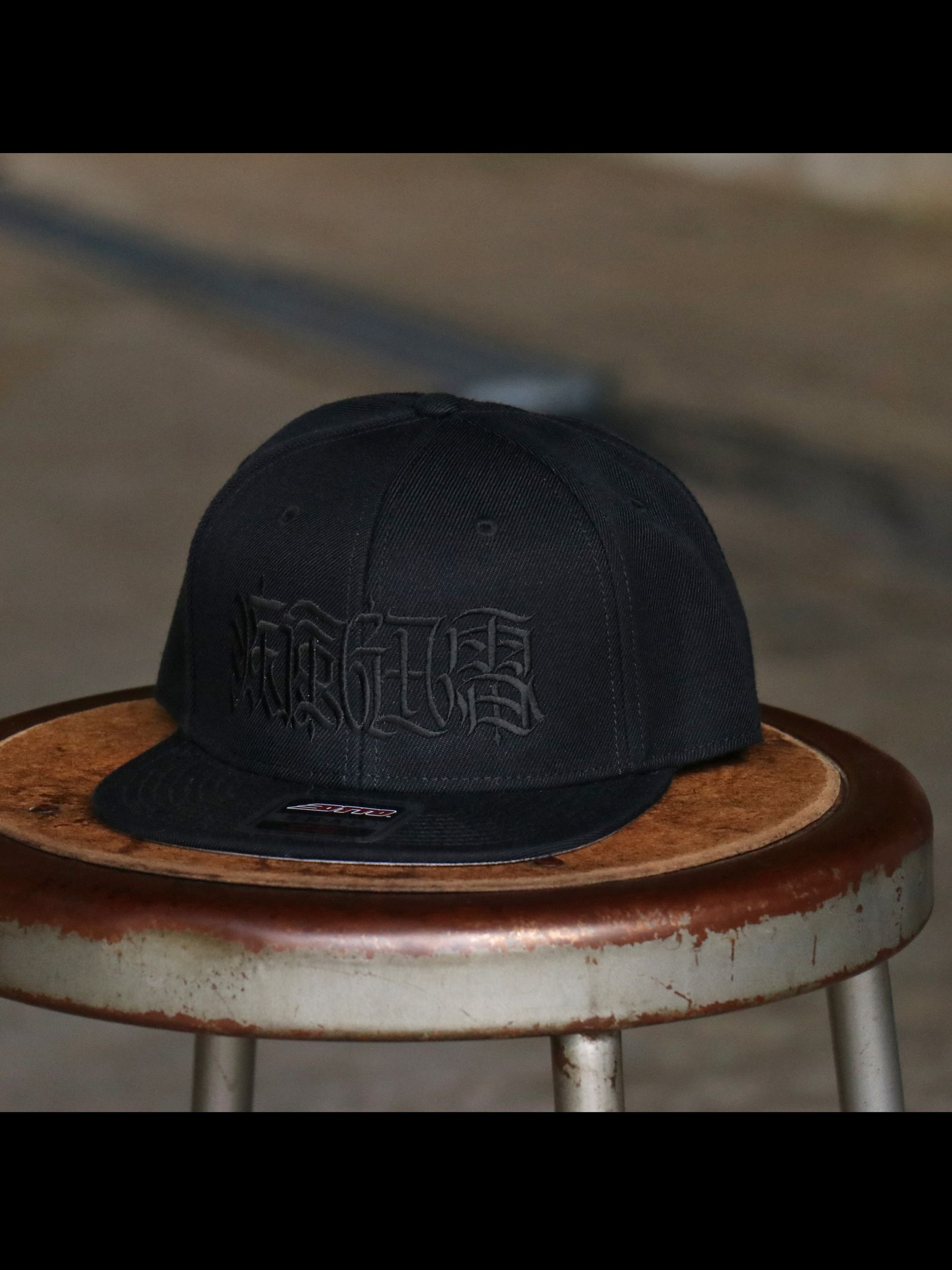 MOZYSKEY×SKANDA "疾風迅雷"CAP (BLACK×BLACK)