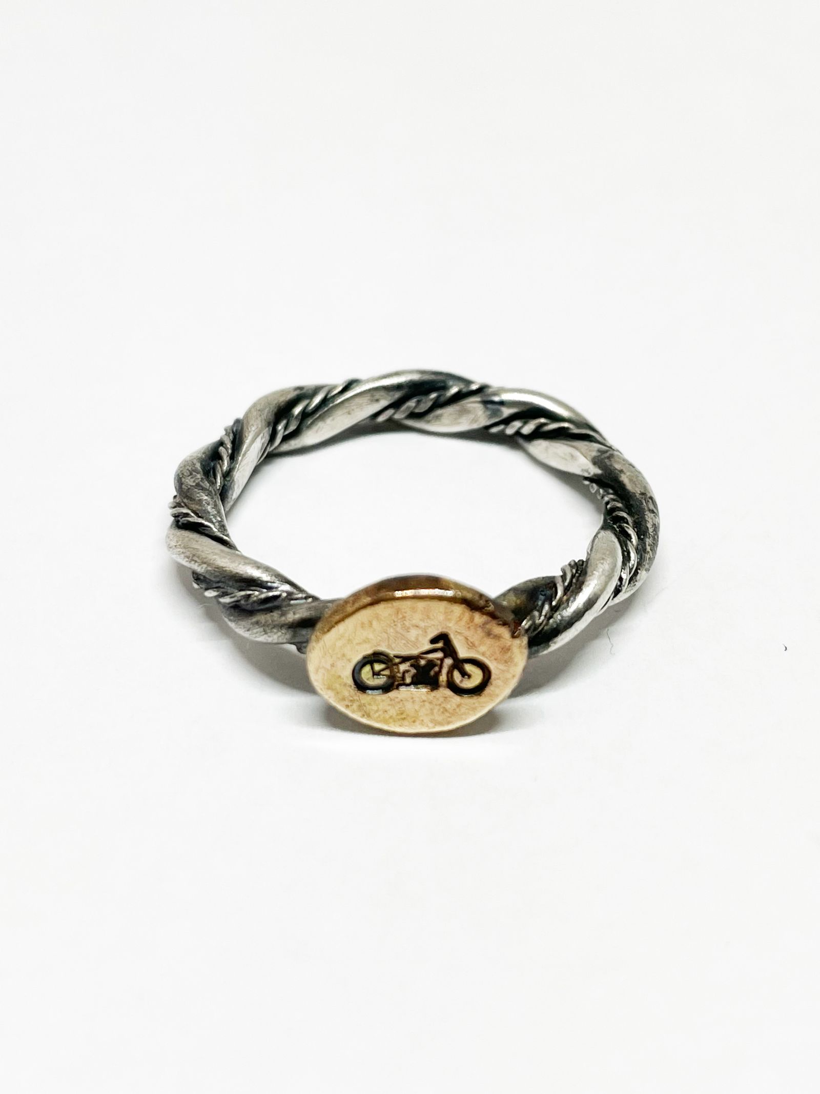ツイステッド ワイヤーリング "モーターサイクル"/ TWUSTED WIRE RING  "Motorcycle " (LARGE)